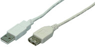 LogiLink USB Cable,USB 2.0, male/female, grey,5m
