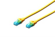 Digitus UTP CAT5e Prémium patch kábel 5m Sárga