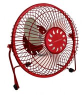 Esperanza 6" YUGO asztali USB ventilátor - Piros