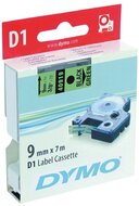 DYMO címke LM D1 alap 9mm fekete betű / zöld alap