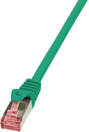 LogiLink CAT6 S/FTP Patch Cable PrimeLine AWG27 PIMF LSZH green 1,50m