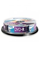 PHILIPS DVD Lemez -R 4.7GB 10db/Henger