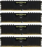 Corsair Vengeance® LPX 32GB (4x8GB) DDR4 DRAM 3200MHz C16 Memory Kit - Black