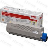 OKI sárga toner C5850/5950 szériához / sárga / 6k