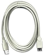 USB A-A 2.0 kábel, 3m (hosszabbítókábel)