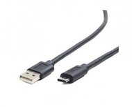 Gembird USB 2.0 A-C összekötő kábel 1m - Fekete