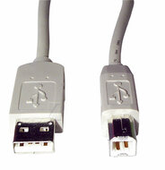 USB 2.0 összekötő kábel A/B, 1.8m