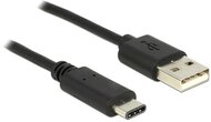 Delock 83600 USB Type-C 2,0 -> USB A M/M adatkábel 1m fekete