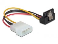 Delock SATA HDD (fém kapoccsal, derékszögű) – 4 tűs Molex (apa) hálózati kábel