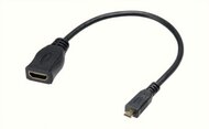Akasa AK-CBHD09-25BK HDMI - microHDMI adapter Fekete