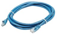 Szerelt UTP kábel 1 méter, kék, CAT5e
