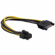 Delock Power SATA 15 pin > 6 pin PCI Express