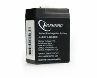 Gembird univerzális akkumulátor 6V/4.5AH