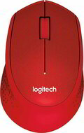 Logitech M330 Silent Plus Vezeték nélküli Egér - Piros