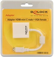 Delock Adapter HDMI-mini C male > VGA female