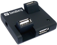 Sandberg 133-67 USB HUB (4 port) Fekete
