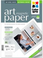 ColorWay Photo paper Inkjet paper ART glossy magnetic 690g/m A4 5 sheet