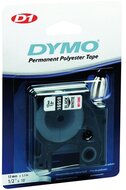 DYMO címke LM D1 poli 12mm fekete betű / fehér alap