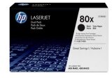 HP CF280XD (80X) fekete duo-pack nagykapacítású toner