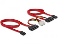 Delock 84239 SATA All-in-One cable for 2x HDD