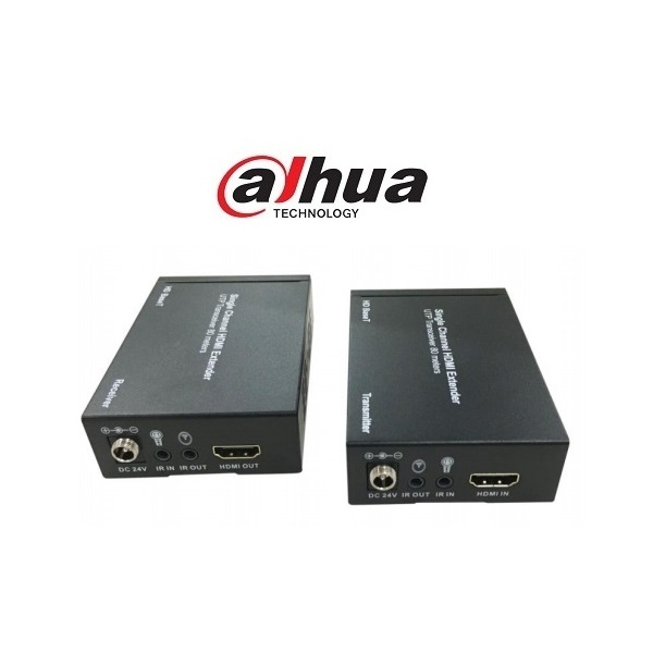 Dahua HDMI Extender PFM7004K (Max. 4K. 40m, HDMI1.4, RJ45, DC24V