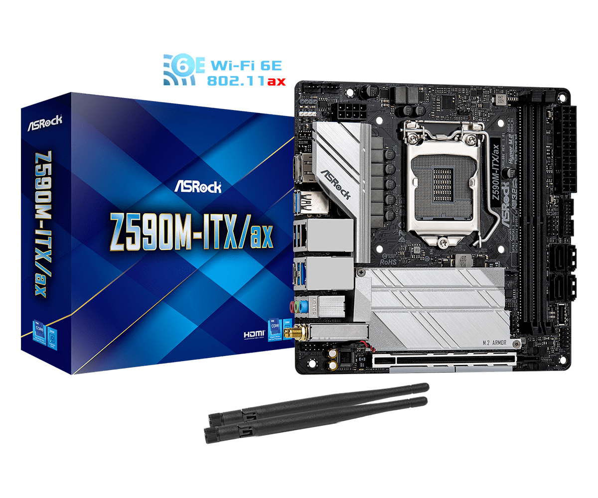 Asrock z590m itx ax обзор