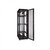 Linkbasic rack cabinet 19" 42U 800x1000mm perforált fém ajtó, fekete