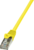 LogiLink CAT5e F/UTP Patch Cable AWG26 yellow 5,00m
