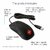 HP OMEN SteelSeries Rival 300 Optikai Gamer egér - Fekete/piros