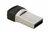 Transcend 32GB JetFlash 890 USB 3.0+USB Type-C pendrive - Ezüst