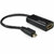Delock Adapter MHL male > High Speed HDMI female + USB micro-B female