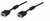Manhattan monitor kábel, SVGA HD15 M/HD15 M 3m, ferrítmagos, fekete