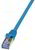 LogiLink CAT6A S/FTP Patch Cable PrimeLine AWG26 PIMF LSZH blue 1,00m