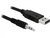 Delock 83115 USB 2.0 apa > soros-TTL 3,5mm sztereo jack konverter - 1,8m (5V)