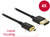 Delock HDMI M - microHDMI M Adapterkábel (4k Ethernet) 0,5m Fekete