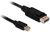 Delock 83479 mini Displayport v1.2 - Displayport Kábel Fekete