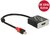 Delock 62735 mini Displayport 1.2 - HDMI 4K 60Hz Aktív Átalakító