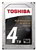 Toshiba 4TB N300 3.5" SATA3 NAS merevlemez