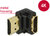 Delock 65662 Gyors-sebességű HDMI Ethernettel - HDMI-A anya - HDMI-A apa 4K 90° le Adapter - Fekete