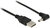 Delock 83577 USB A - DC 3.5 x 1.35 mm 90° (apa - apa) tápkábel 1.5 m - Fekete