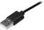 Startech USB 2.0 USB-C - USB-A 1m adatkábel - Fekete