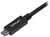 Startech USB 3.1 USB C - 3.1 USB A 1m adatkábel - Fekete