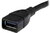 Startech USB 3.0 A - A 15cm adatkábel - Fekete