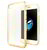 BH iPhone 7 szilikon hátlap tok - Arany/Átlátszó