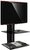 ART D-50 Univerzális LCD TV/Monitor + 2x DVD tartó állvány Fekete