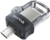 SanDisk 128 GB Ultra Duel Drive Micro USB + USB 3.0 Pendrive - Fekete