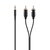 Belkin Portable JACK - RCA kábel 2m (3.5mm jack apa - 2xRCA apa) - Fekete