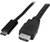 Startech CDP2HDMM2MB USB-C - HDMI Adapter kábel 2m Fekete