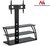Maclean MC-672 32-55 " VESA 600x400 TV tartó állvány polcokkal 40kg üveg - Fekete