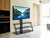 Maclean MC-672 32-55 " VESA 600x400 TV tartó állvány polcokkal 40kg üveg - Fekete